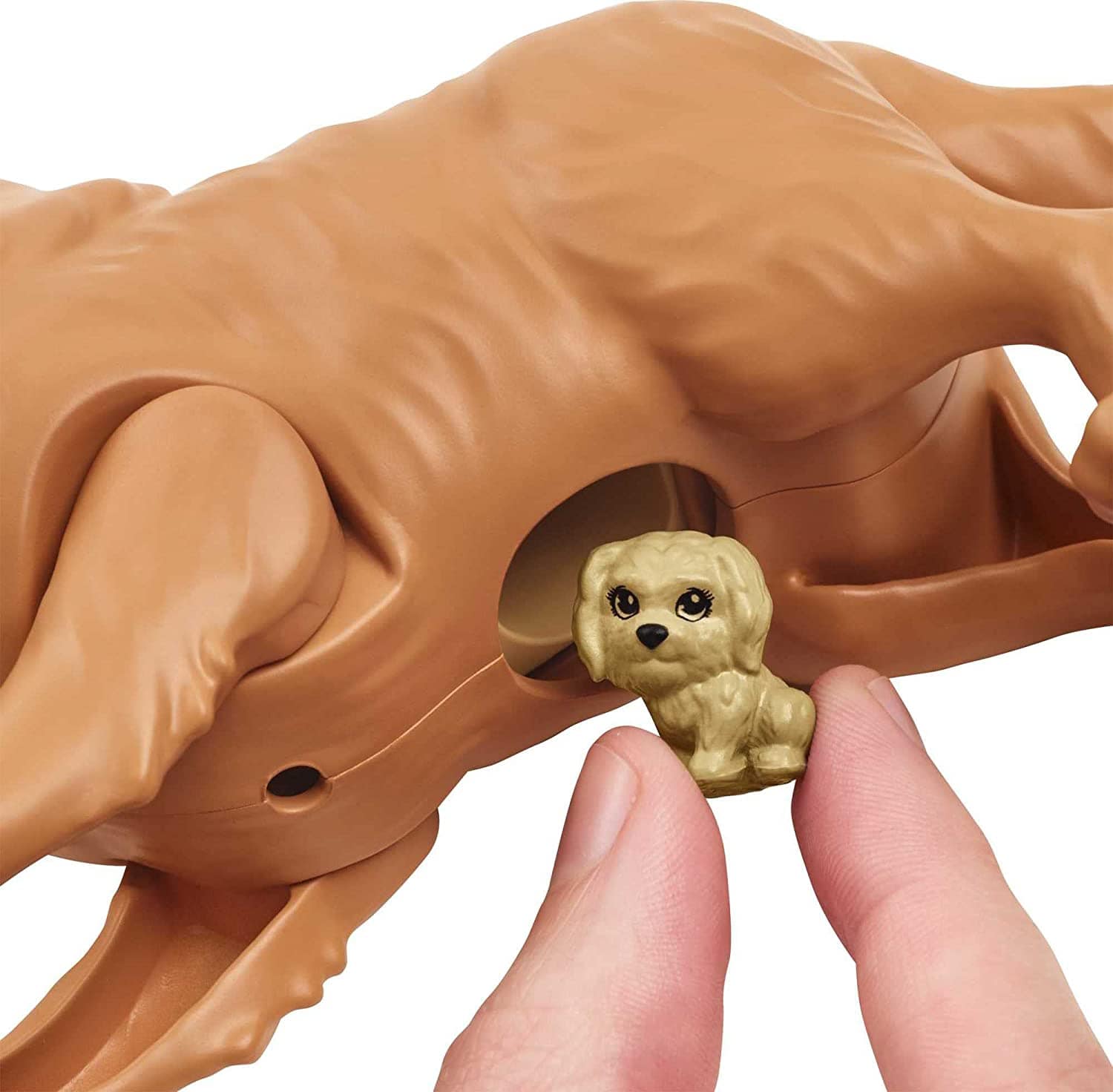 Barbie Bambola con Cagnolina Incinta, Cuccioli Appena Nati – The