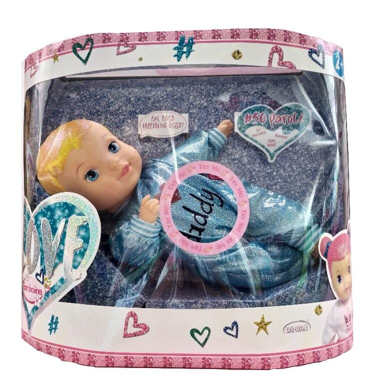 Bambolotto 40 cm Bambolina Love | Interattiva 50 Parole