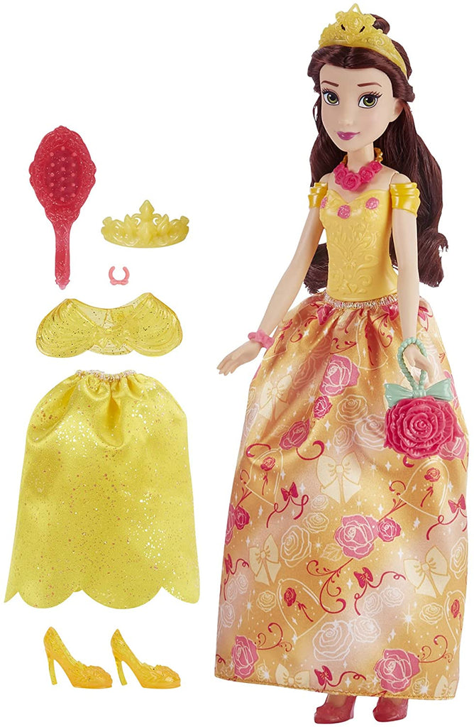 Bambole Disney Princess Surprise Belle - Bambola Principessa con 10 Sorprese Disney Princess Surprise Belle, Bambola Principessa con 10 Sorprese