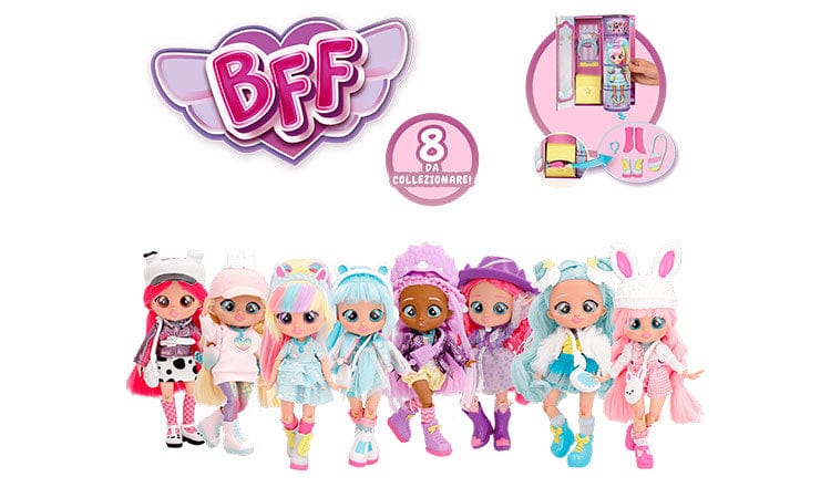 Cry Babies Best Friends Forever, Bambole Bff a Sorpresa IMC Toys
