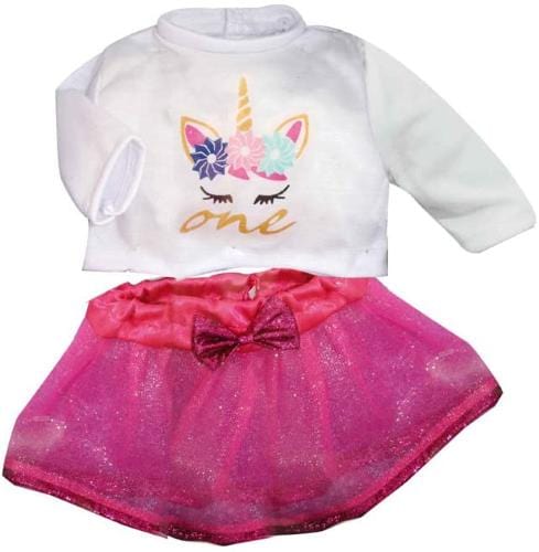Bambole Bambola 38 cm Love 8 in 1, Bambolotto con Vestiti di Ricambio e Set Pappa