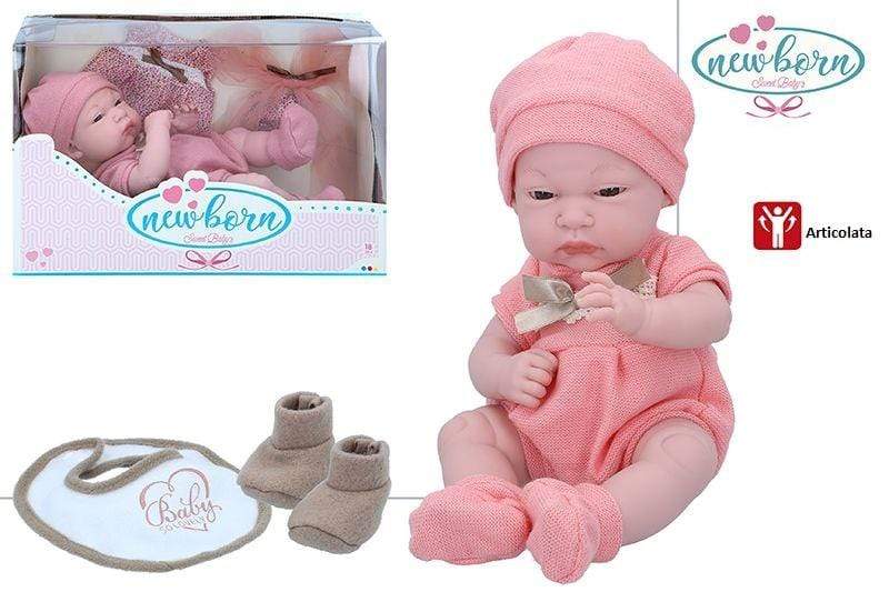 Bambolotto NewBorn con Vestitino - The Toys Store