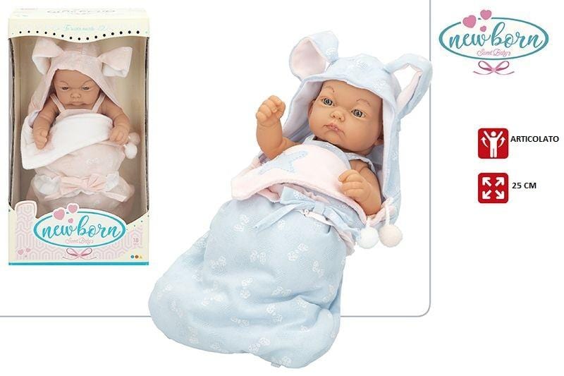 Bambolotto NewBorn con Copertina - The Toys Store