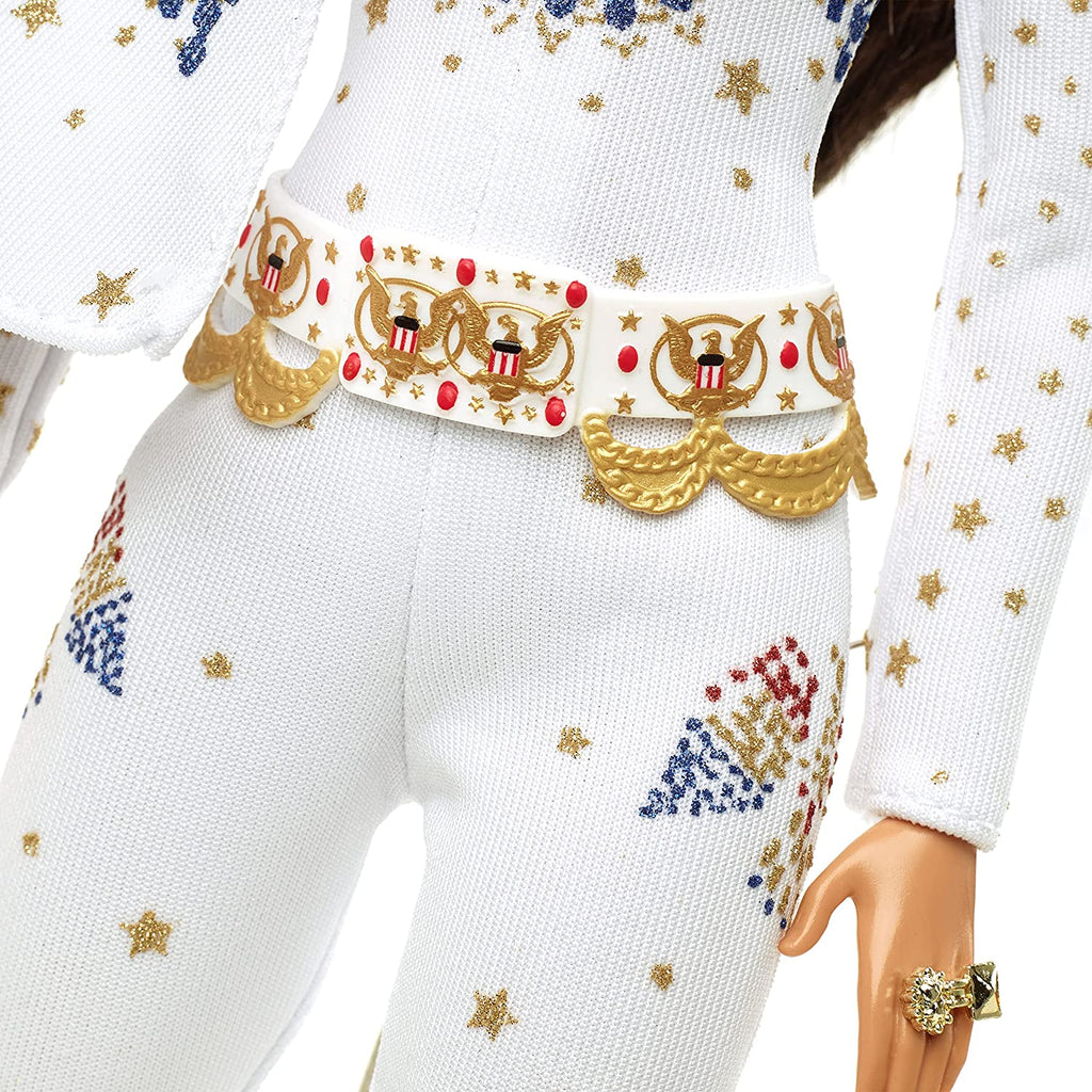 bambola Barbie Bambola Ispirata ad Elvis Presley con Vestiti e Dettagli Realistici