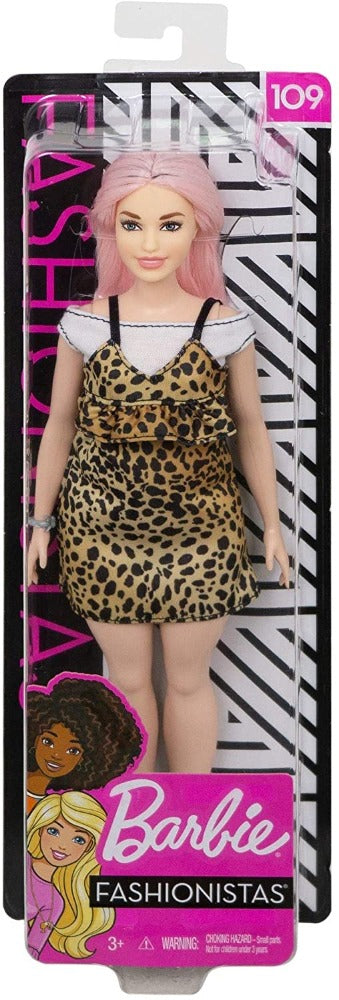 Barbie Fashionistas Bambola con Vestito Leopardato - The Toys Store
