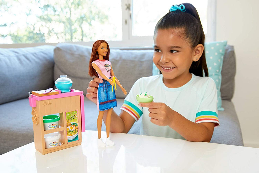 bambola Barbie Noodle Bar - Bambola Castana e Accessori Cucina Barbie National Geographic Bambola Entomologa
