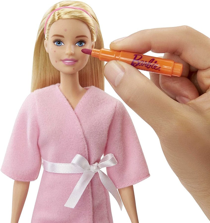 bambole Barbie alla Spa, Playset con Bambola, Cagnolino e Accessori