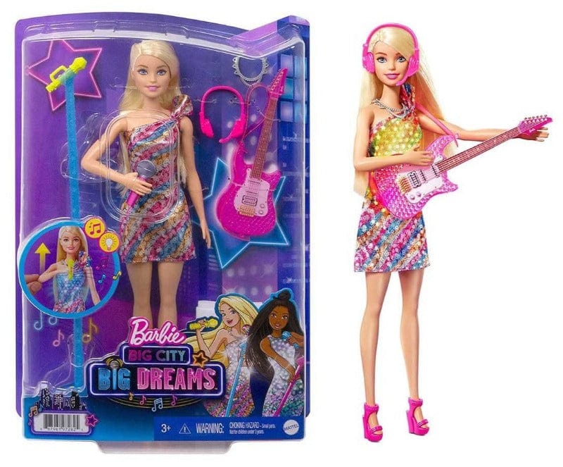 Bambole Barbie Big City, Big Dreams Bambola Malibu con luci e suoni
