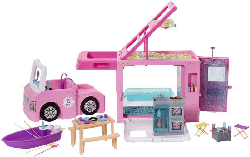 Barbie Nuovo Camper dei Sogni 3 in 1 con accessori - The Toys Store