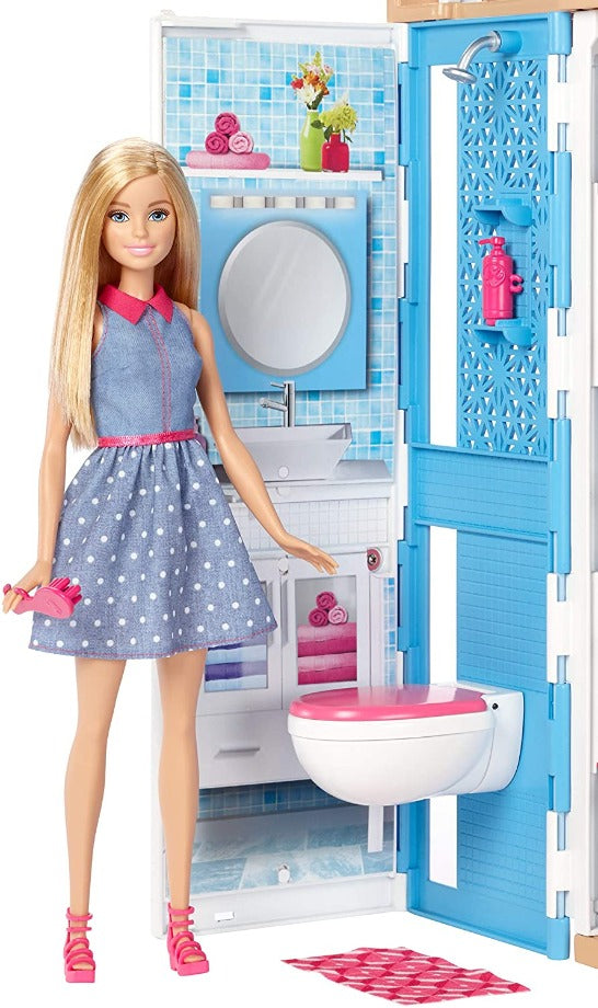 Barbie Barbie Casa a 2 Piani con Bambola e Accessori 