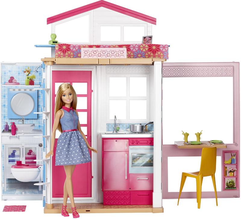 Barbie Barbie Casa a 2 Piani con Bambola e Accessori