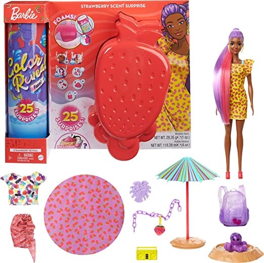 Barbie Color Reveal, Bambola cambia Colore al Profumo di Frutta