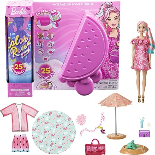 Barbie Color Reveal, Bambola cambia Colore al Profumo di Frutta