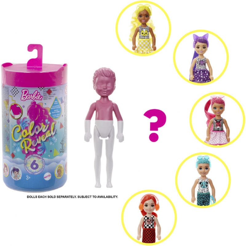 Barbie Color Reveal, Bambola Chelsea GWC60