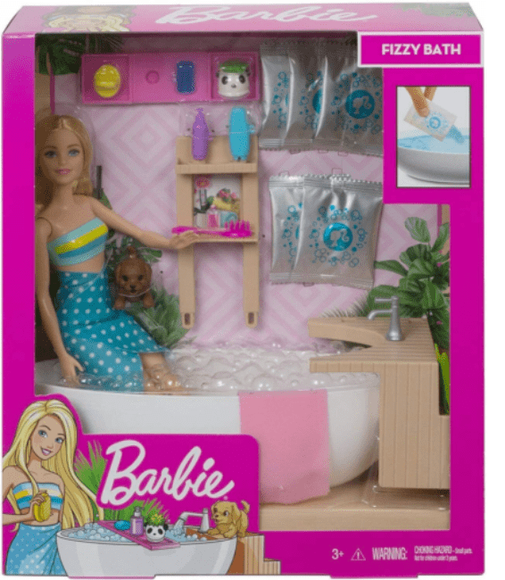 Barbie Barbie Relax, Bambola con Vasca da Bagno e Accessori GJN32 Barbie Dogsitter bambola con cuccioli | The Toys Store