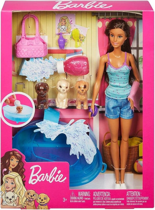 Barbie Dogsitter | bambola con 3 cuccioli e accessori - The Toys Store