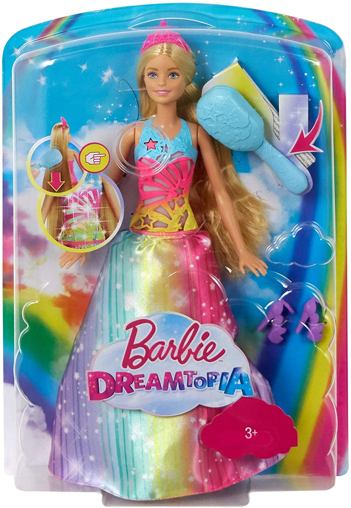 Barbie unicorno top pettina e brilla