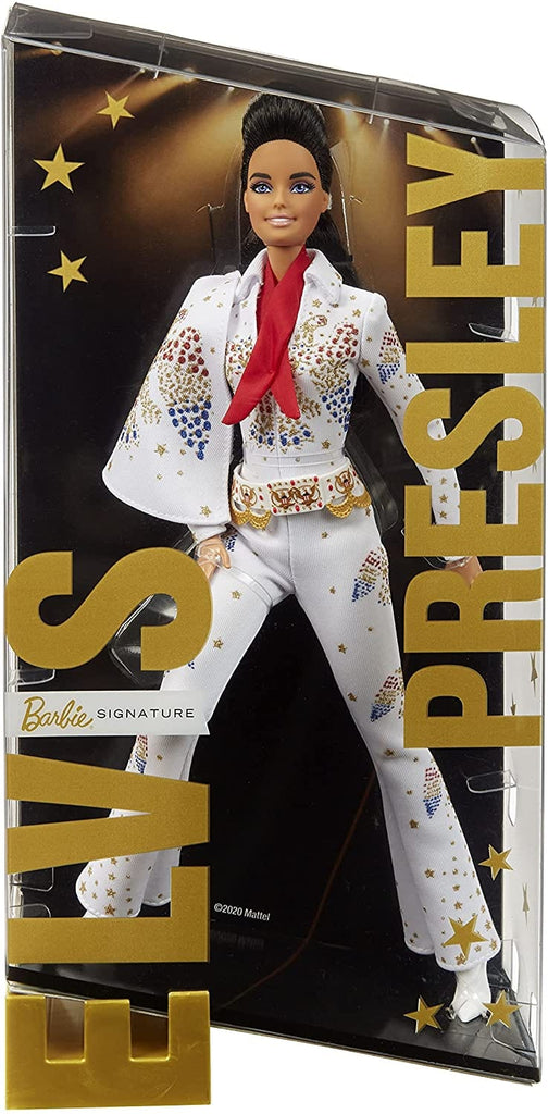bambola Barbie Bambola Ispirata ad Elvis Presley con Vestiti e Dettagli Realistici