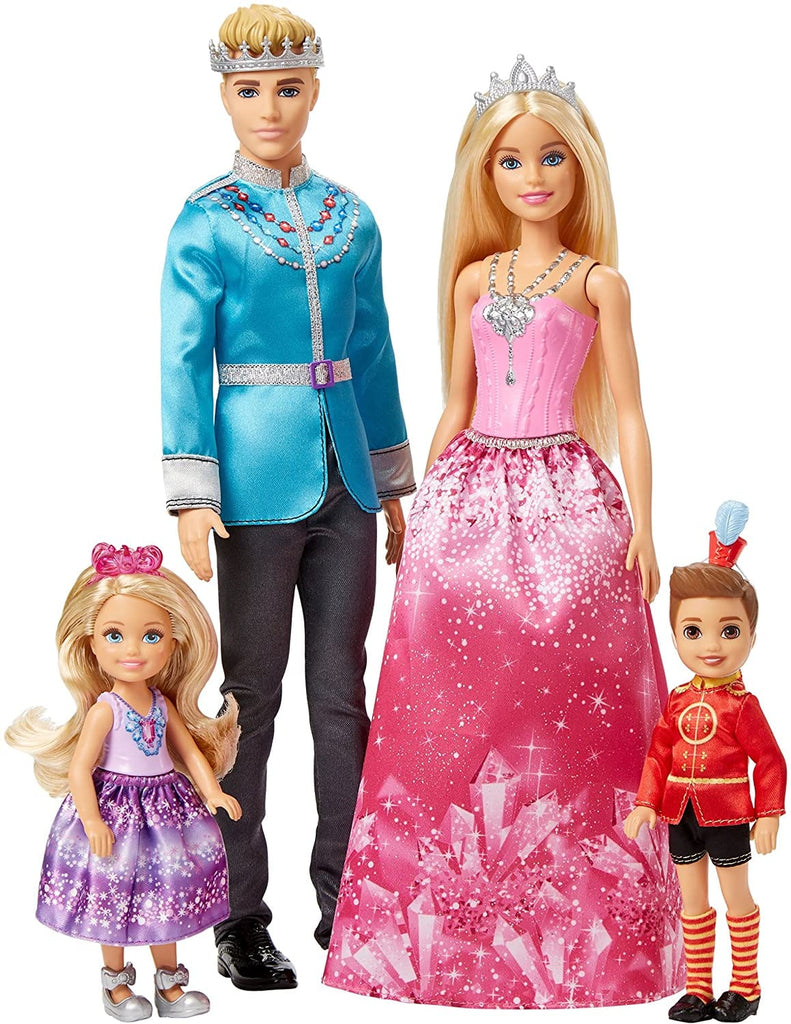 Barbie Dreamtopia Famiglia Reale 4 Personaggi inclusi - The Toys Store