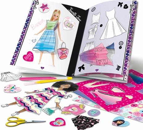 crea moda Barbie Disegna la Moda, Gioco Fashion School con Penna Magica