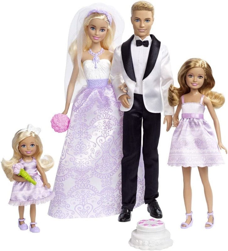 Barbie Barbie Matrimonio Romantico, Set di Bambole con Accessori