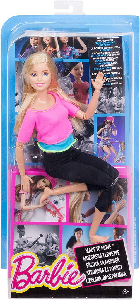 Barbie Snodata, Bambola made to Move con 22 Punti snodabili - The Toys Store