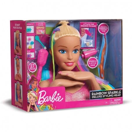 styling head Testa Barbie da Truccare, Busto Bambola da Pettinare