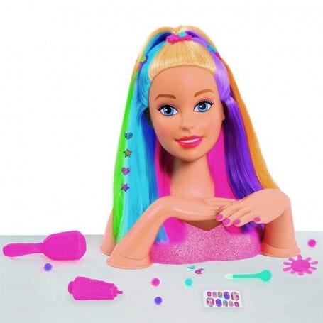 Testa Barbie da Truccare, Busto Bambola da Pettinare – The Toys Store