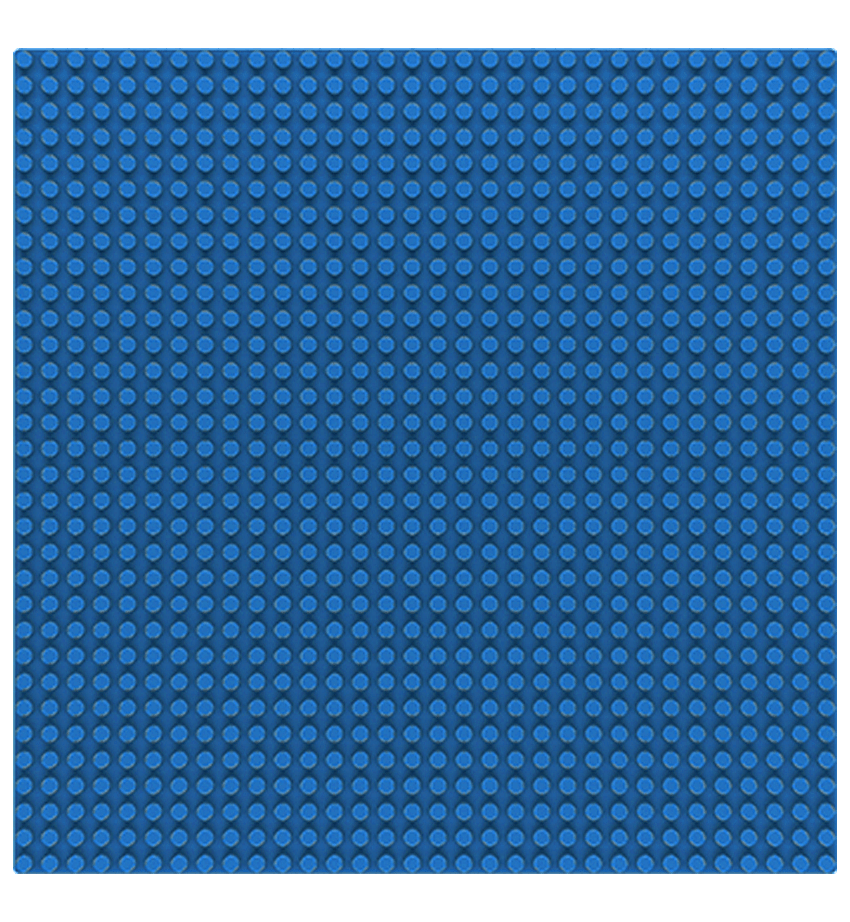 Blocchi a incastro Base per Costruzioni 32x32cm