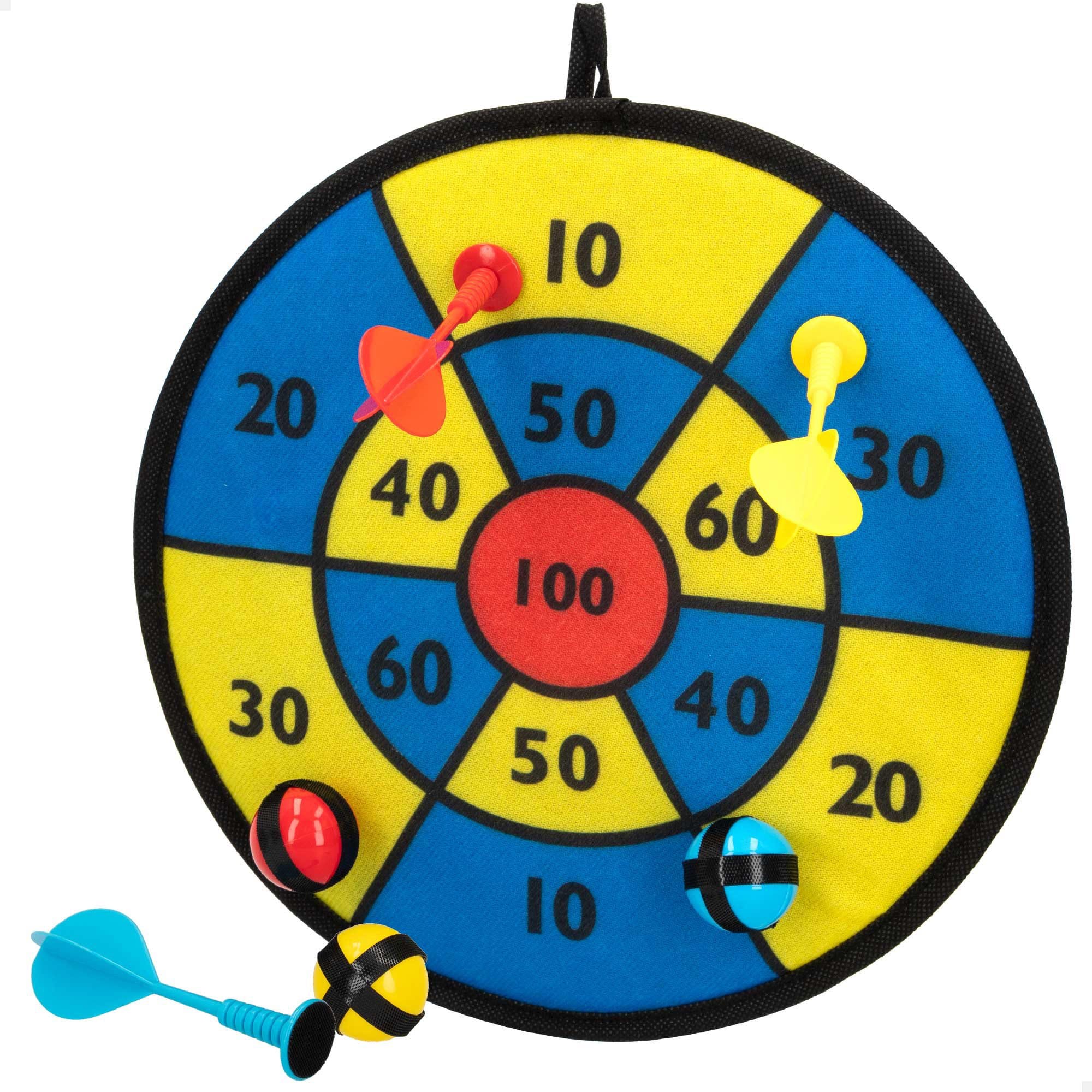 Gioco Freccette Bambini 72cm Double Sided Freccette per Bambini da Appendere con 18 Palline Adesive 12 Freccette Regalo Gioco da Lancio per Tutte Le età Gioco Freccette Bambini 72cm Double Sided Freccette per Bambini da Appendere con 18 Palline Adesive 12 Freccette Regalo Gioco da Lancio per Tutte Le età