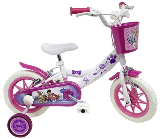 Biciclette Bicicletta Bambina 12" Paw Patrol Skye Everest, Età 2-4 Anni