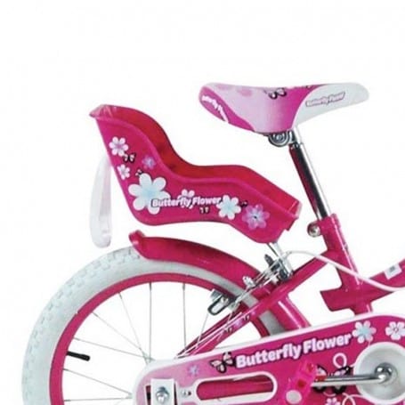 Biciclette Bicicletta Bambina 16" Butterfly Flower, Età 6-8 Anni
