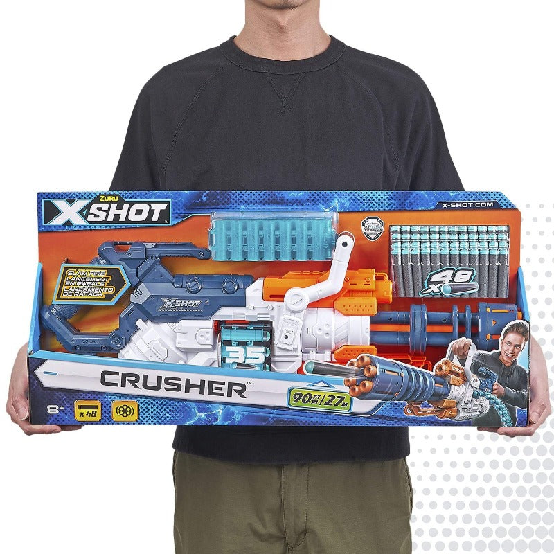 X-Shot Crusher con 49 dardi Inclusi - The Toys Store