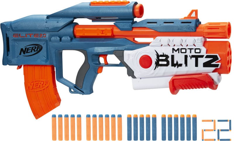 Giocattoli Nerf Elite 2.0 Motoblitz CS-10, Blaster Motorizzato