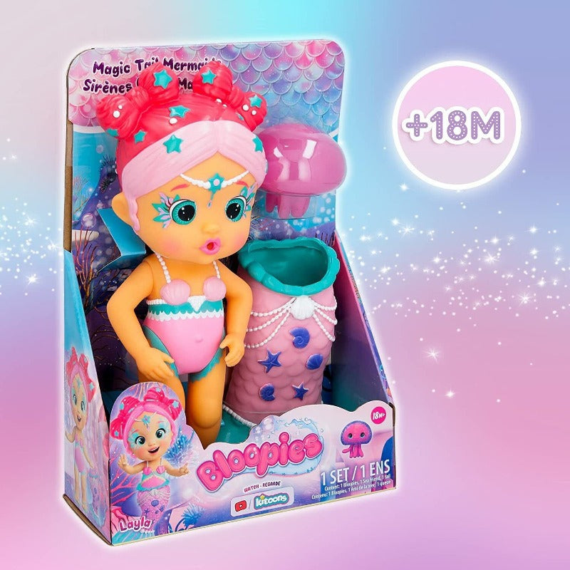 Bambole Bloopies Sirene Magiche Code 2 in 1