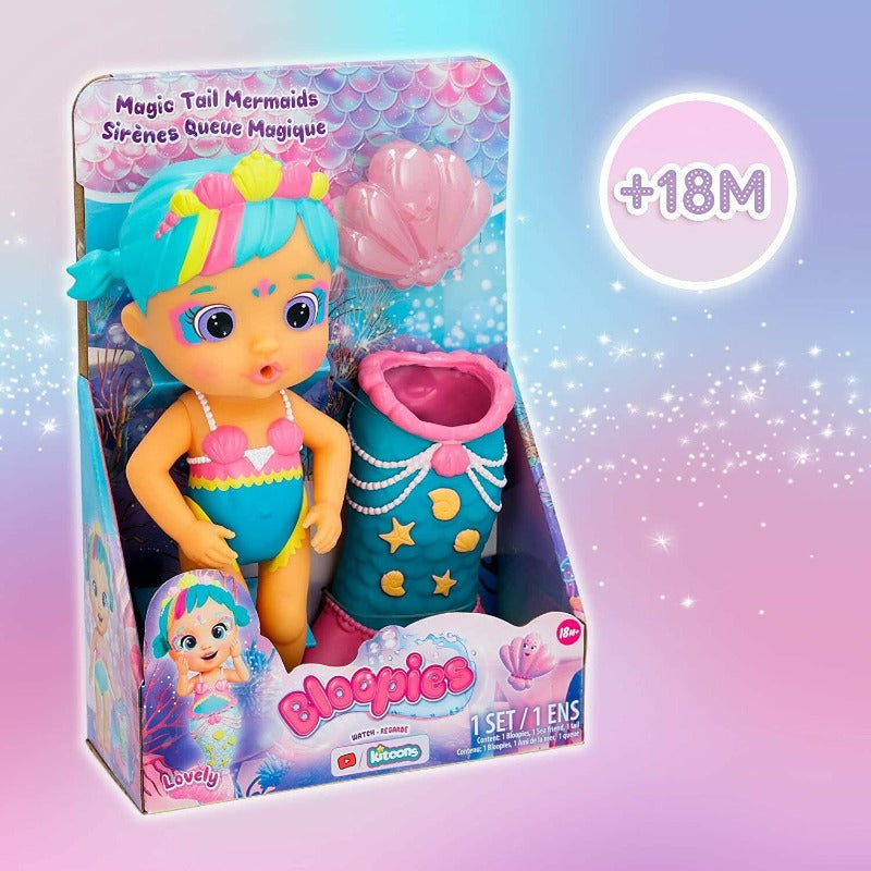 Bambole Bloopies Sirene Magiche Code 2 in 1