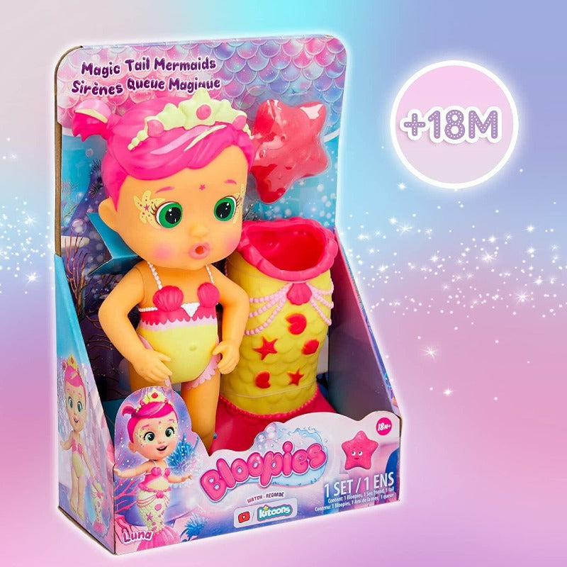 Bambole Bloopies Sirene Magiche Code 2 in 1