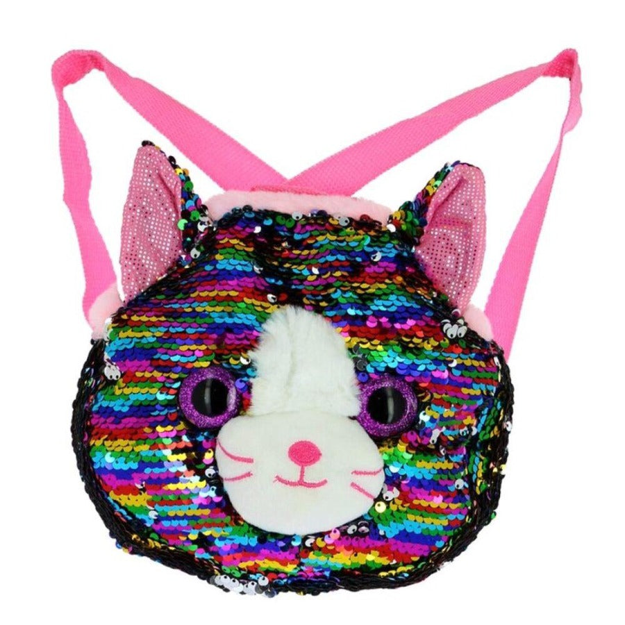 peluche Borsetta Gattino con Paillettes