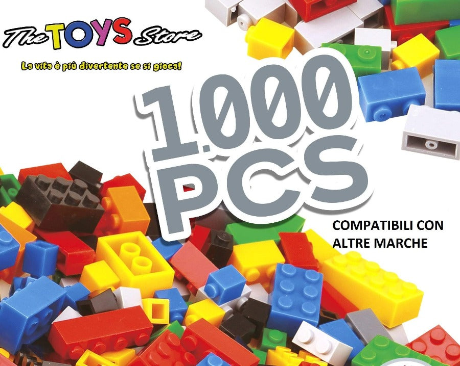 Scatola Costruzioni da 1000 Pezzi Compatibili - The Toys Store