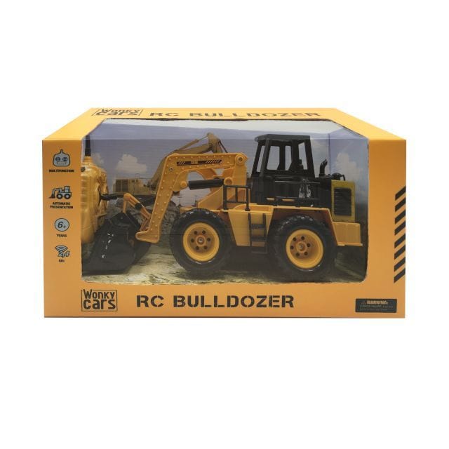 Giocattoli Bulldozer Telecomandato, Veicolo R/C scala 1:24