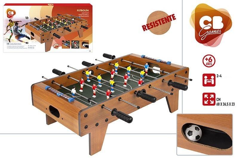 Calcetto in Legno Gioco di Calcio Balilla Deluxe 68cm - The Toys Store