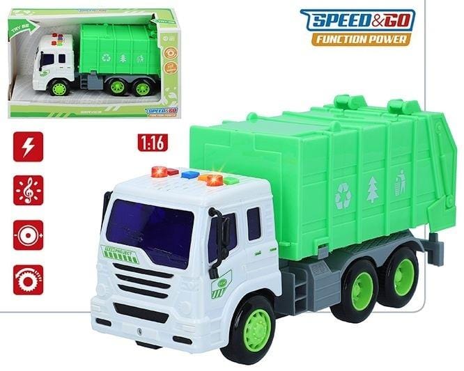 Camion Nettezza Urbana - Giocattolo Luci e Suoni - The Toys Store