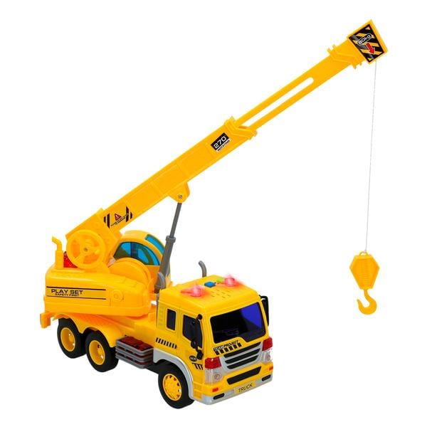 Camion con Gru - Giocattolo Luci e Suoni - The Toys Store