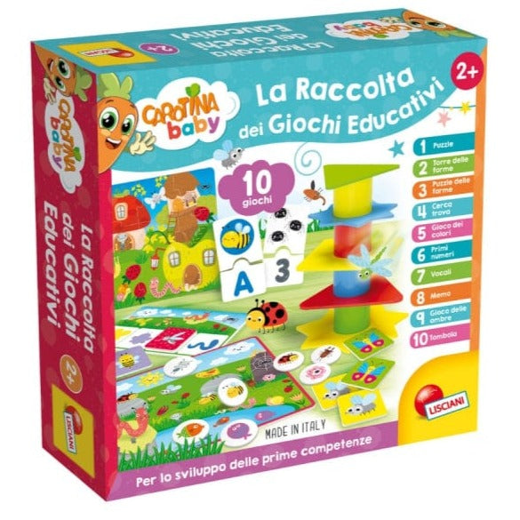 Giochi e giocattoli Carotina Baby Raccolta di Giochi Educativi Lisciani