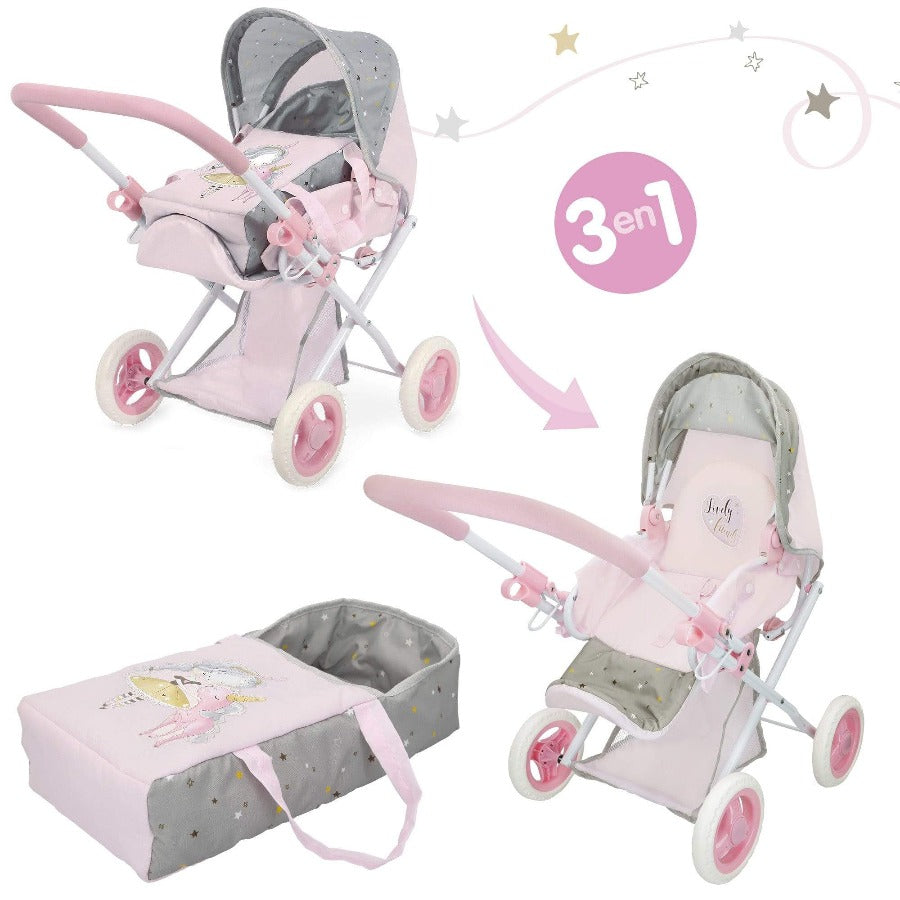 Carrozzina Giocattolo 3in1 - The Toys Store