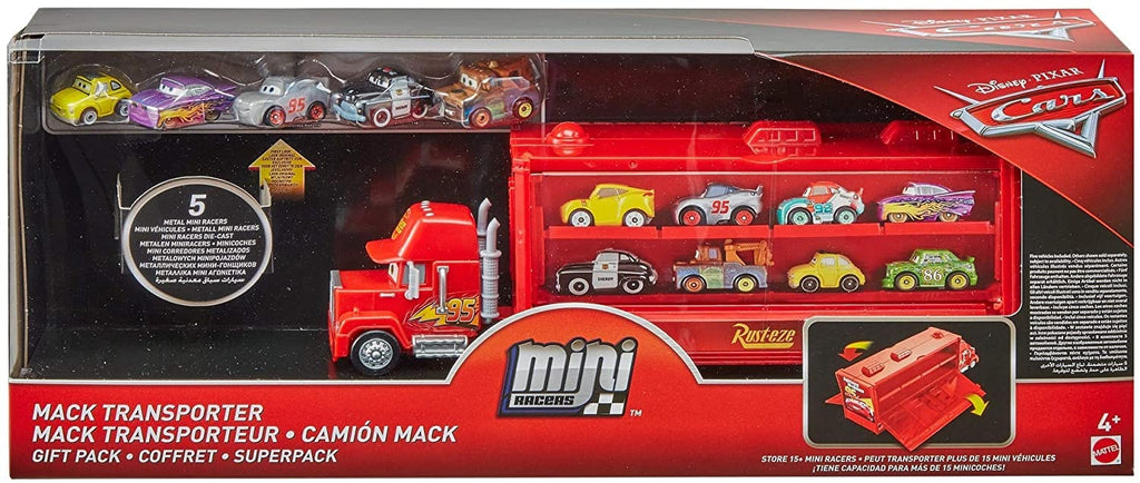 camion giocattolo Disney Cars Mack Trasportatore Contiene 5 Macchinine Mini Veicoli Cars