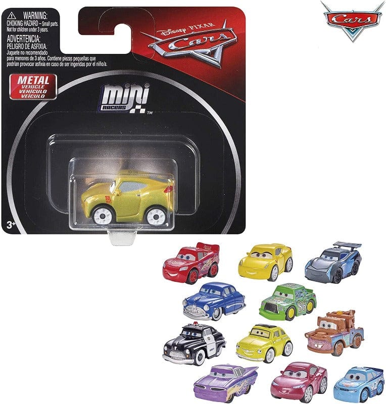 macchinine Cars Mini Racers, Veicoli in Metallo in Assortimento