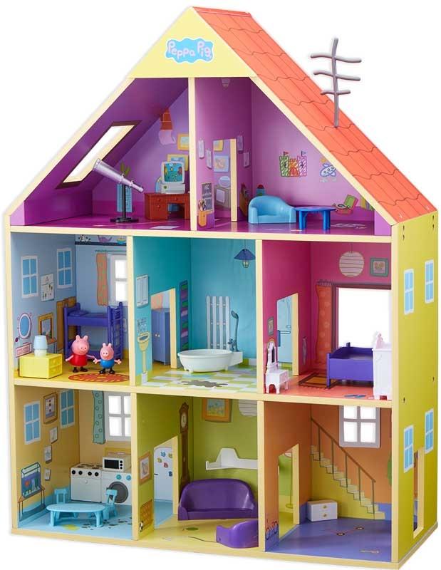 Peppa Pig Gigantesca Casa in Legno Arredata - The Toys Store