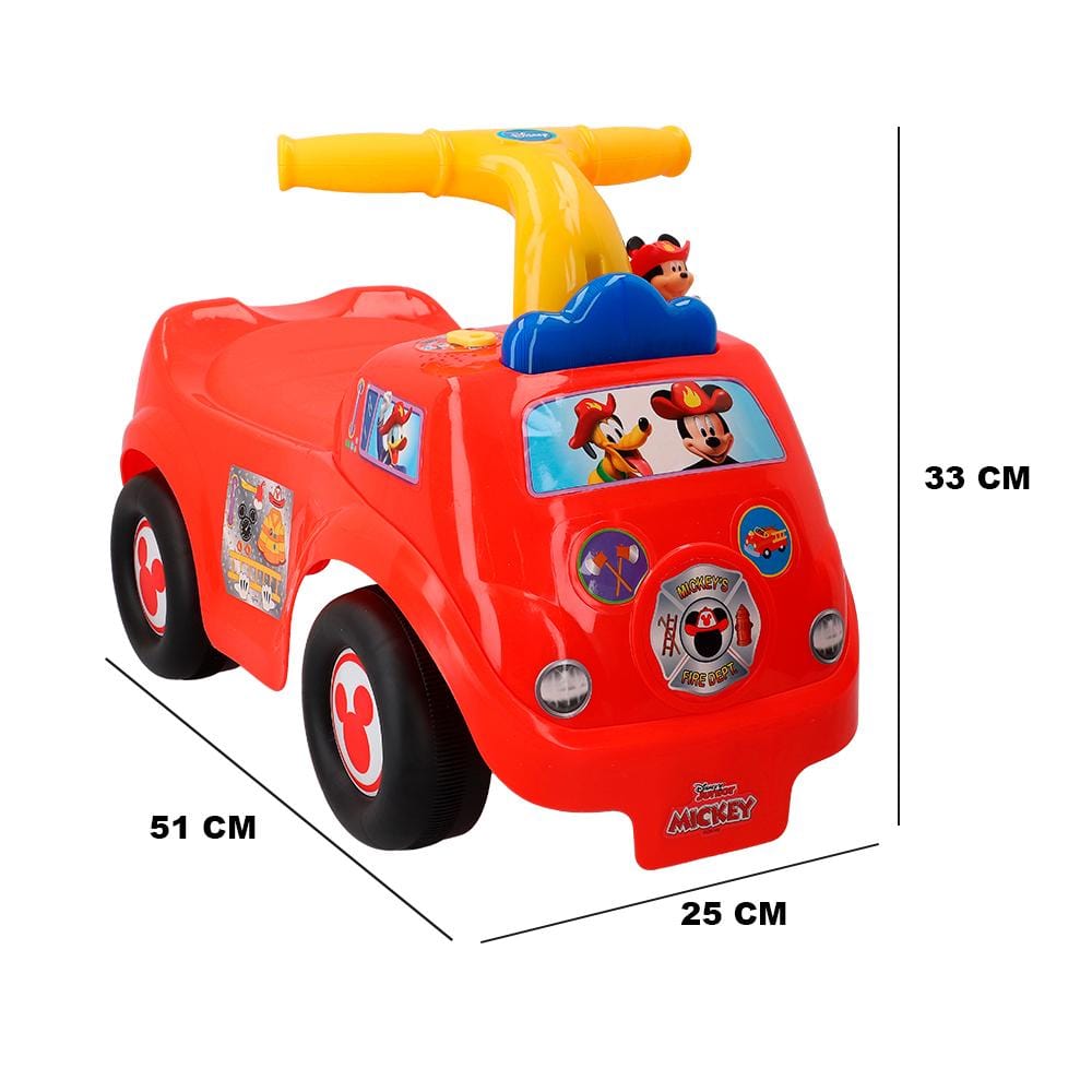 Cavalcabile Topolino | Camion dei Pompieri  Mickey Mouse - The Toys Store