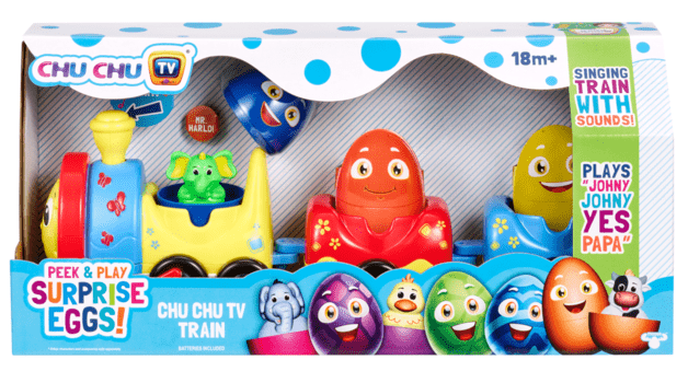 Chu Chu TV- Treno delle Uova Surprise - The Toys Store